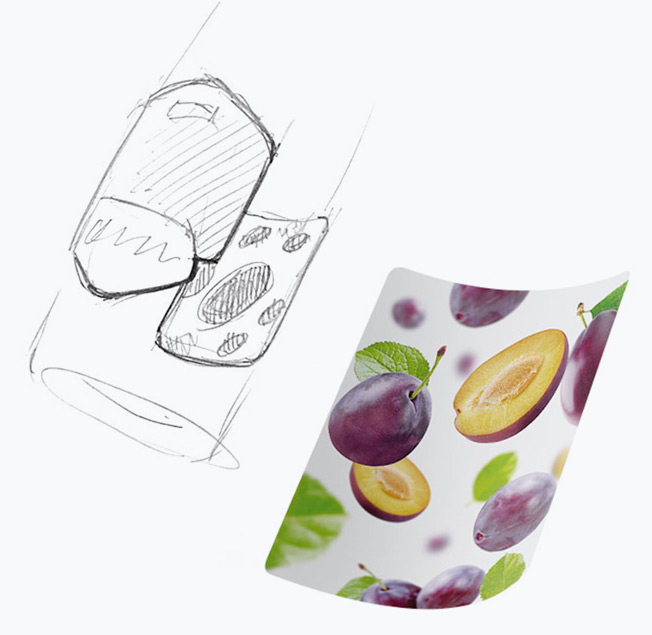 Упаковка & Оформление , Дизайн этикетки для серии винных напитков SORELLE.