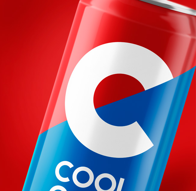 Упаковка & Оформление , Концептуальный  дизайн напитка COOLCOLA